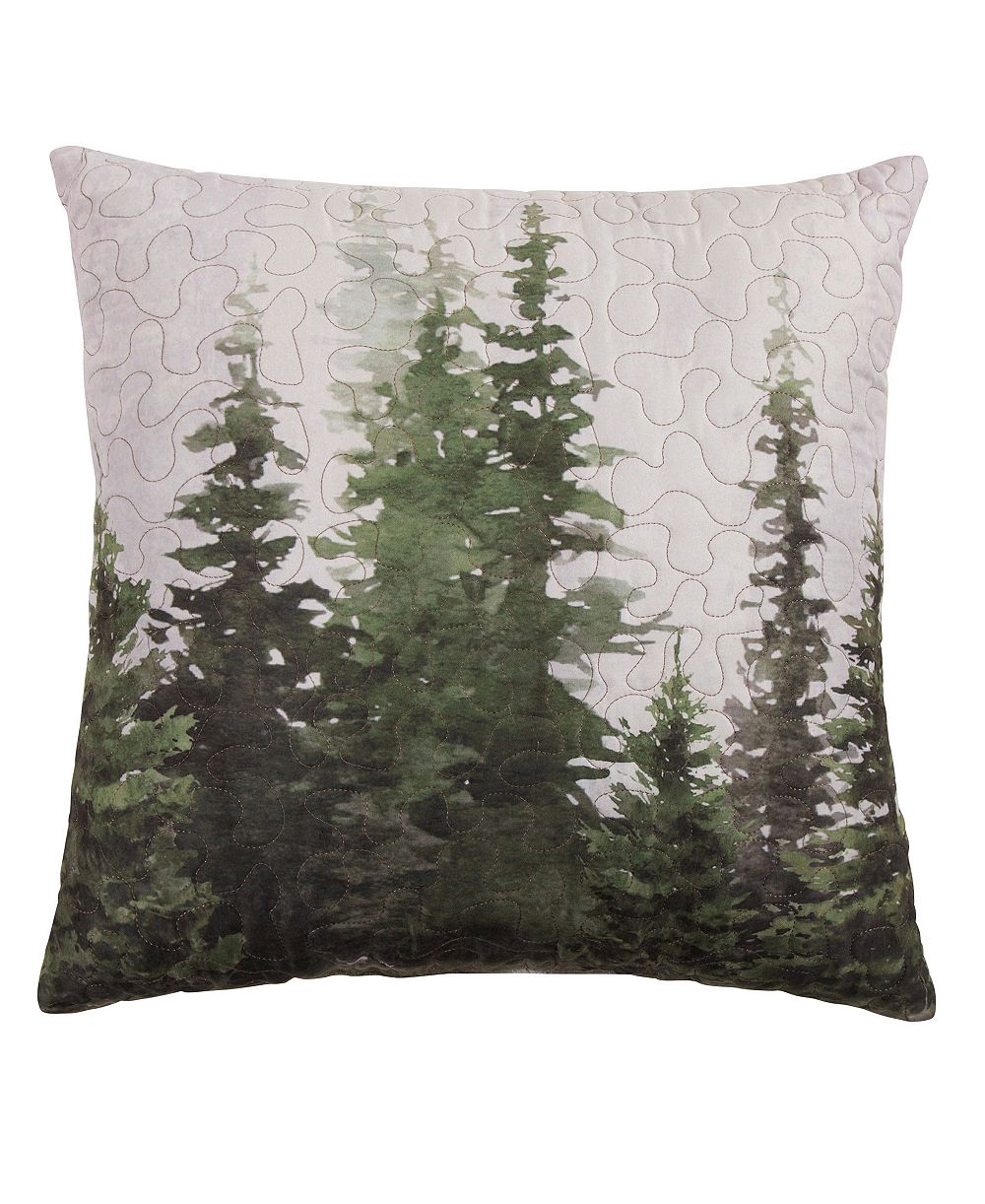 Donna Sharp Bear Panels Tree Decorative Pillow, 18" x 18"