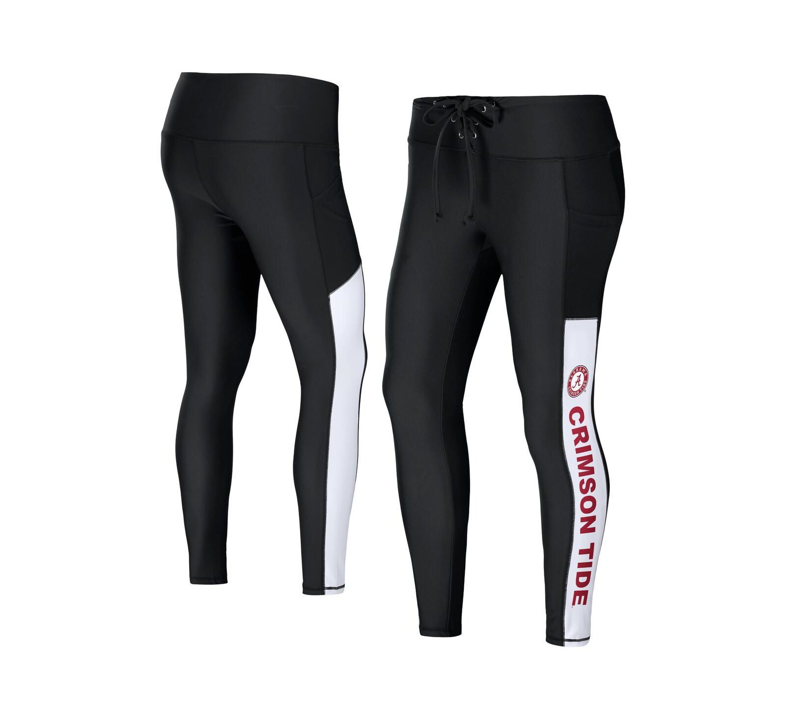 Женские леггинсы WEAR by Erin Andrews Alabama Crimson Tide Rib Knit Black