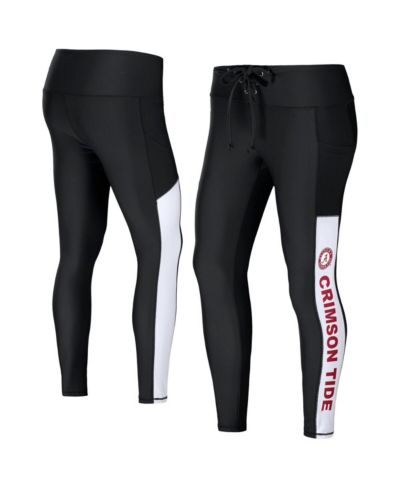 Женские леггинсы WEAR by Erin Andrews Alabama Crimson Tide Rib Knit Black