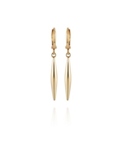 Vince Camuto серьги-кольца Gold-Tone Spear Dangle Huggie Hoop Dangle Drop