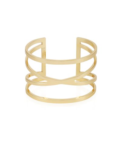 Браслет Vince Camuto Gold-Tone Twisted Double Cuff