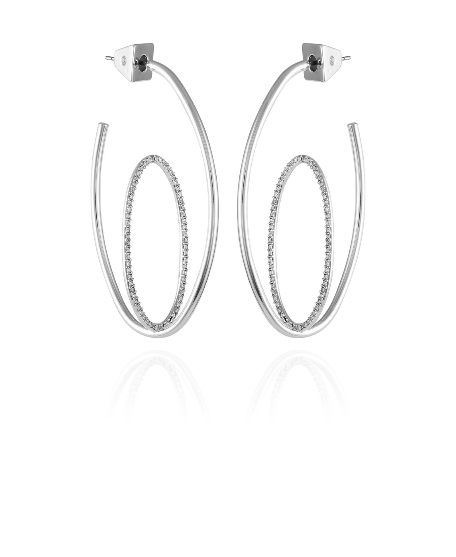 Vince Camuto Orbital Double Hoop Earrings