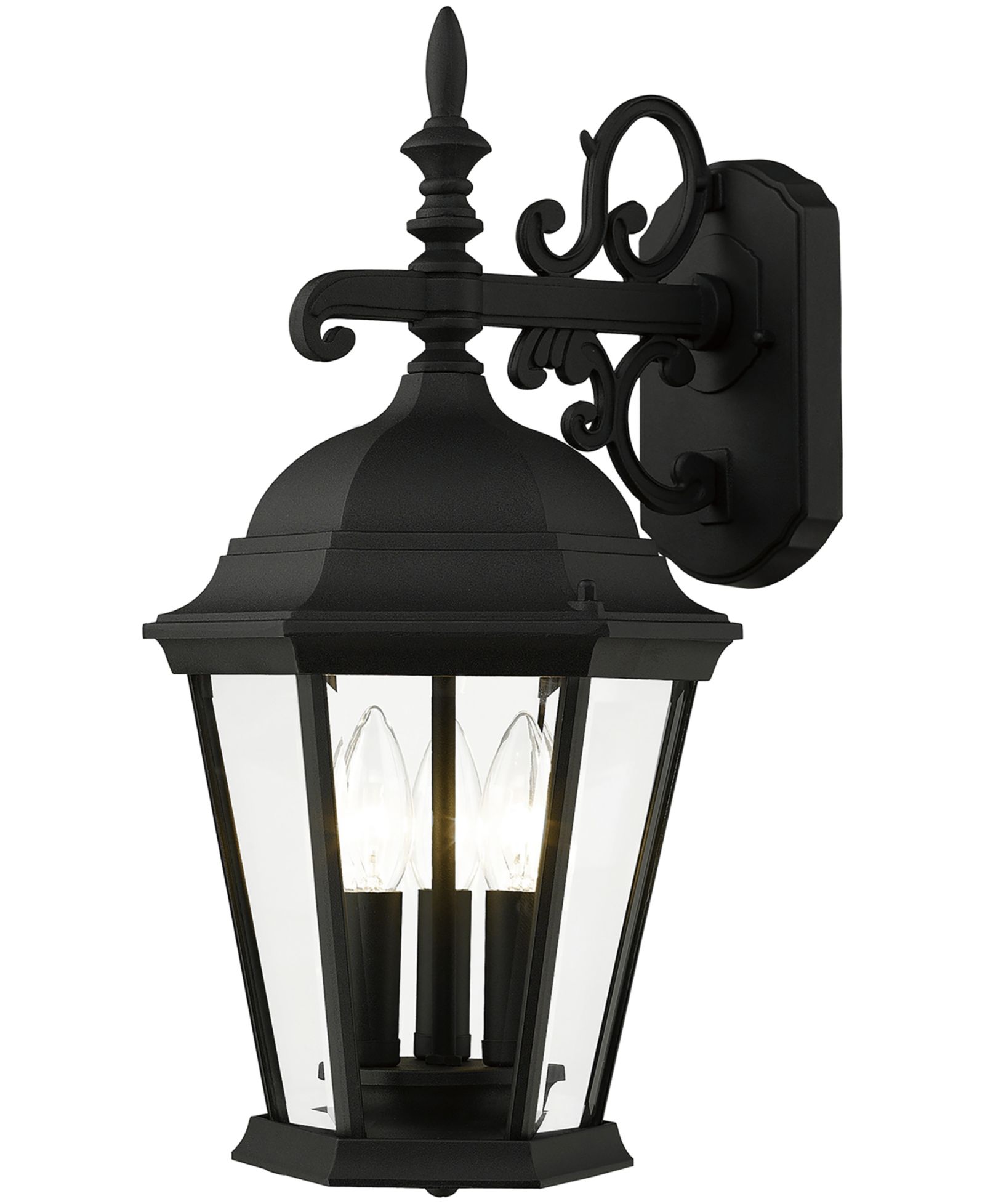 Livex Hamilton 3 Light Outdoor Wall Lantern