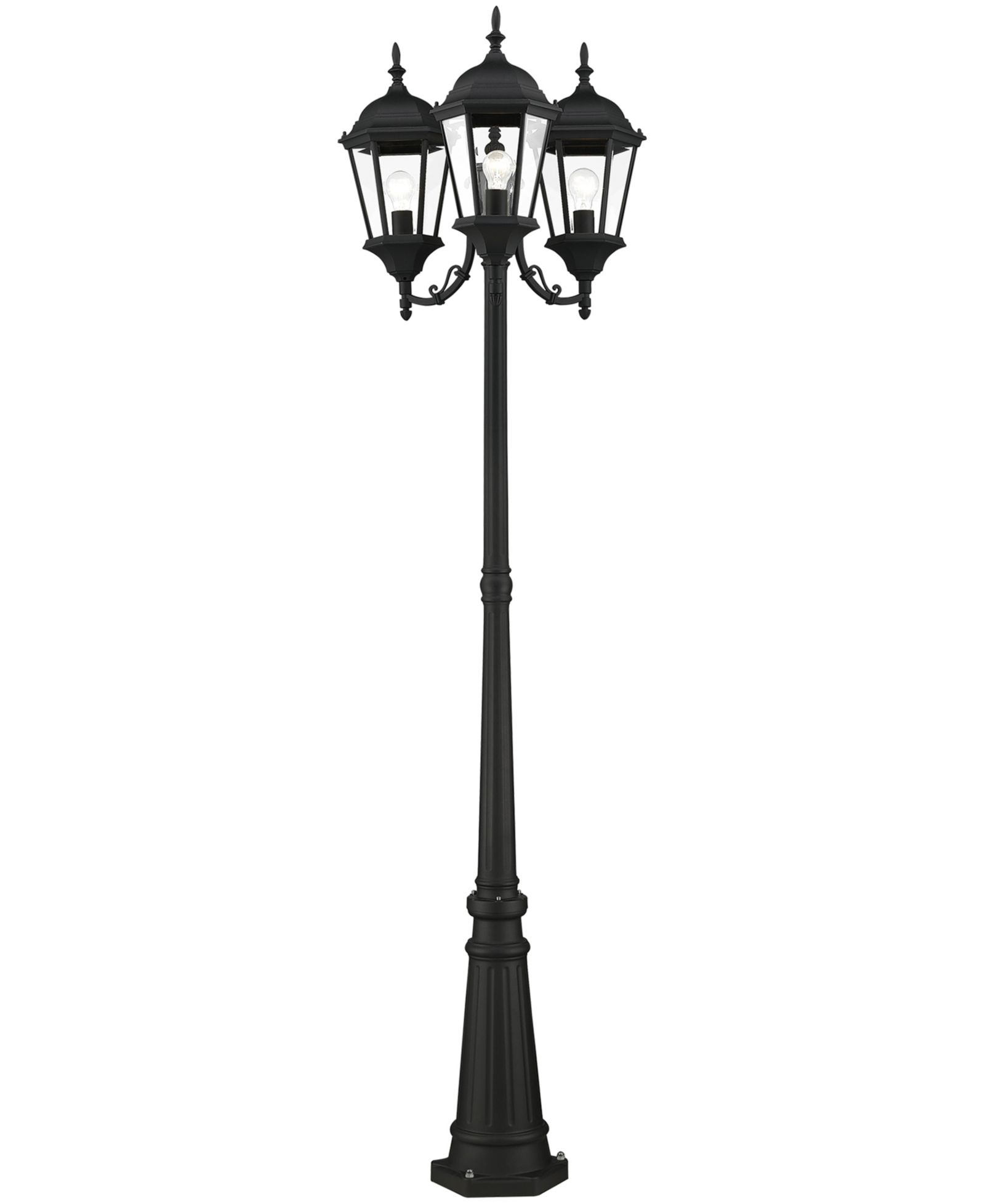 Livex Hamilton3 Light Outdoor Post Light