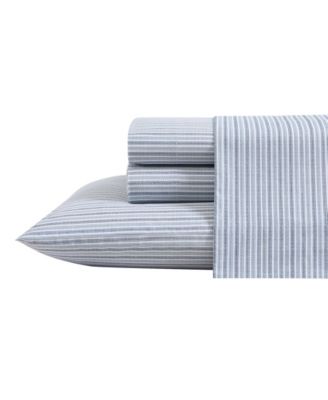 Eddie Bauer Printed 200-Thread Count Cotton Percale 4-Pc. Sheet Set, King