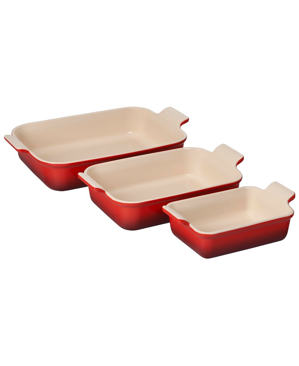 Le Creuset Heritage 3-Piece Baker Set