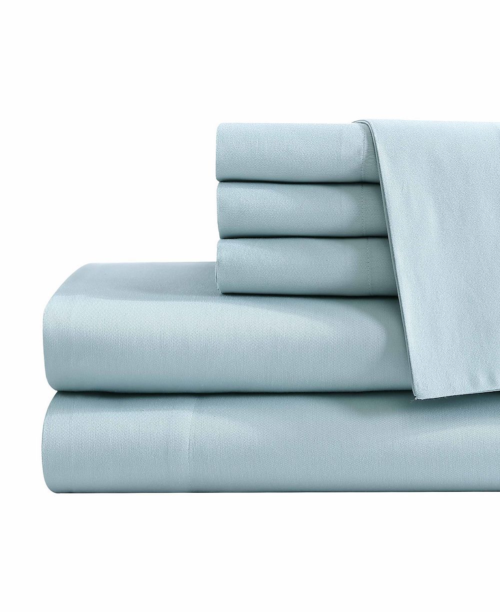 Комплект из 6 простыней Tommy Bahama Home Solid 1000-Thread Count Cotton Blend Sateen King