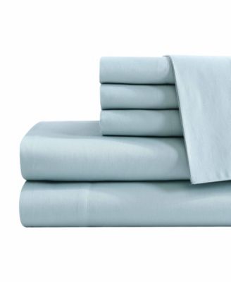 Комплект из 6 простыней Tommy Bahama Home Solid 1000-Thread Count Cotton Blend Sateen King
