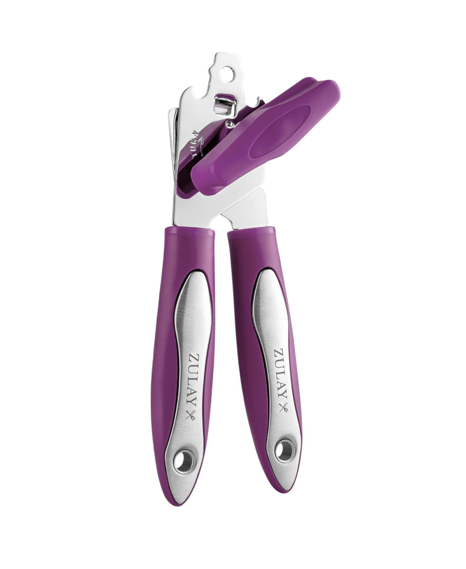 Heavy Duty Can Opener Wide Grip Smooth Edge Cut with Comfortable Grip