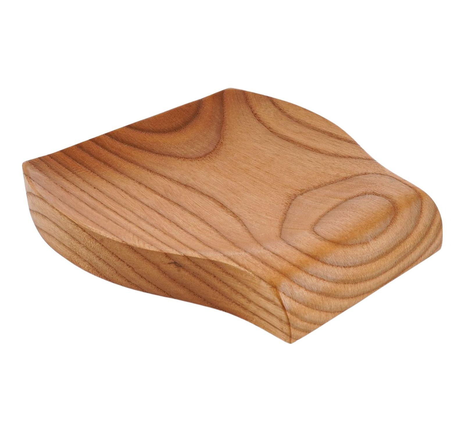 Zulay Kitchen Wood Spoon Rest For Kitchen - Smooth Wooden Spoon Holder For Stovetop