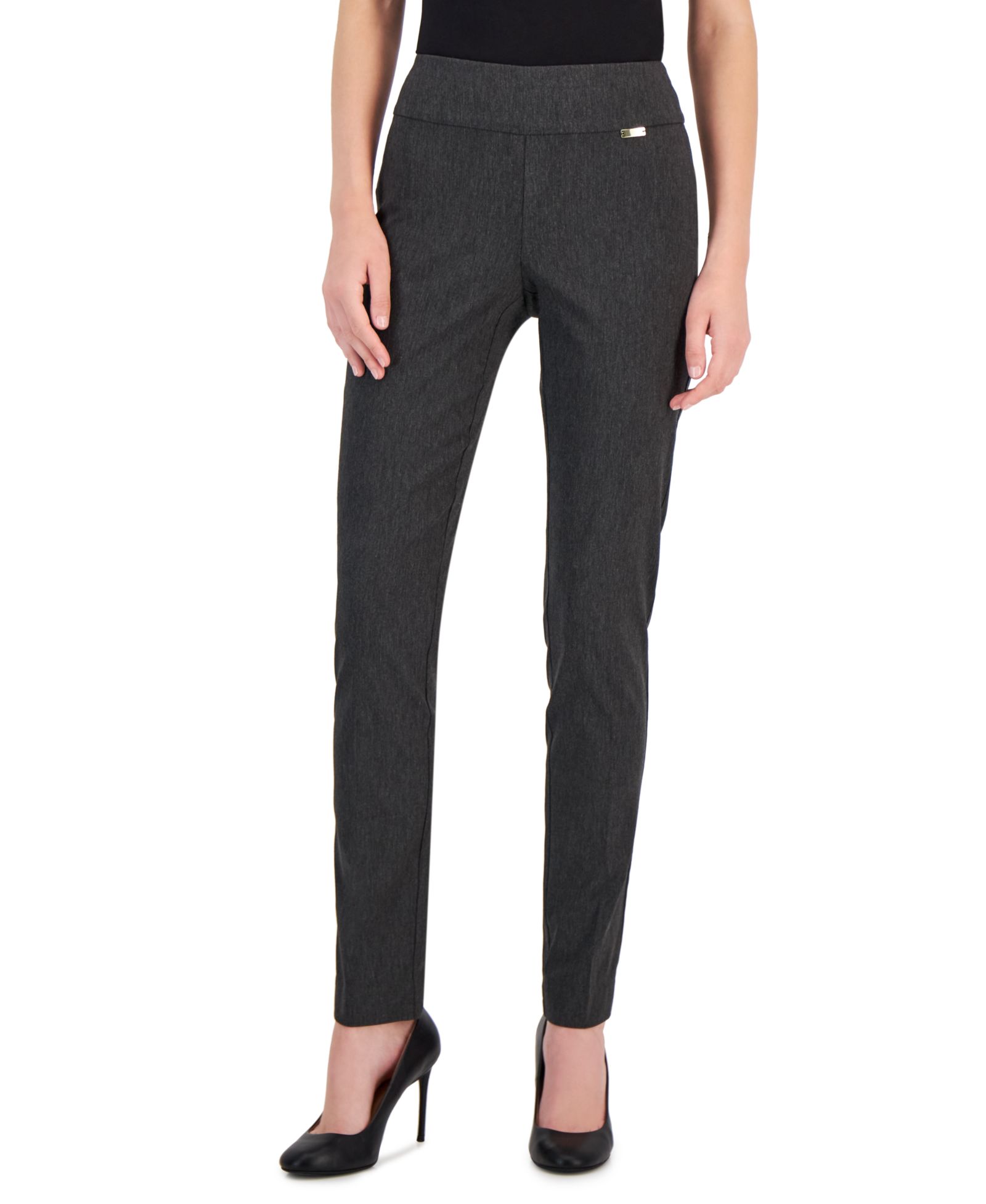 I.N.C. International Concepts Mid-Rise Petite Tummy-Control Skinny Pants, Petite & Petite Short, Created for Macy's