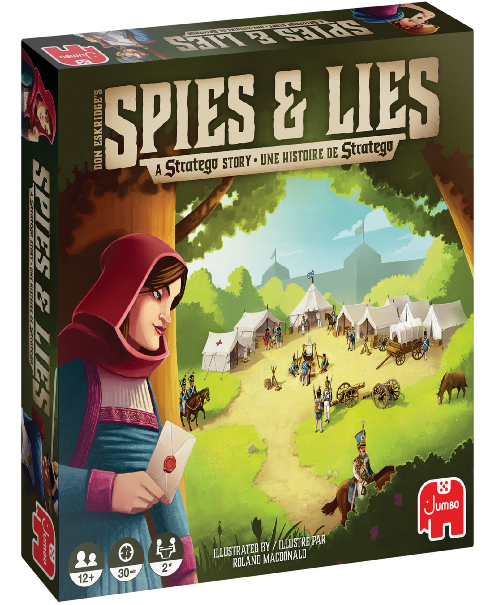 Настольная игра Jumbo Spies Lies a Strategy Story Board