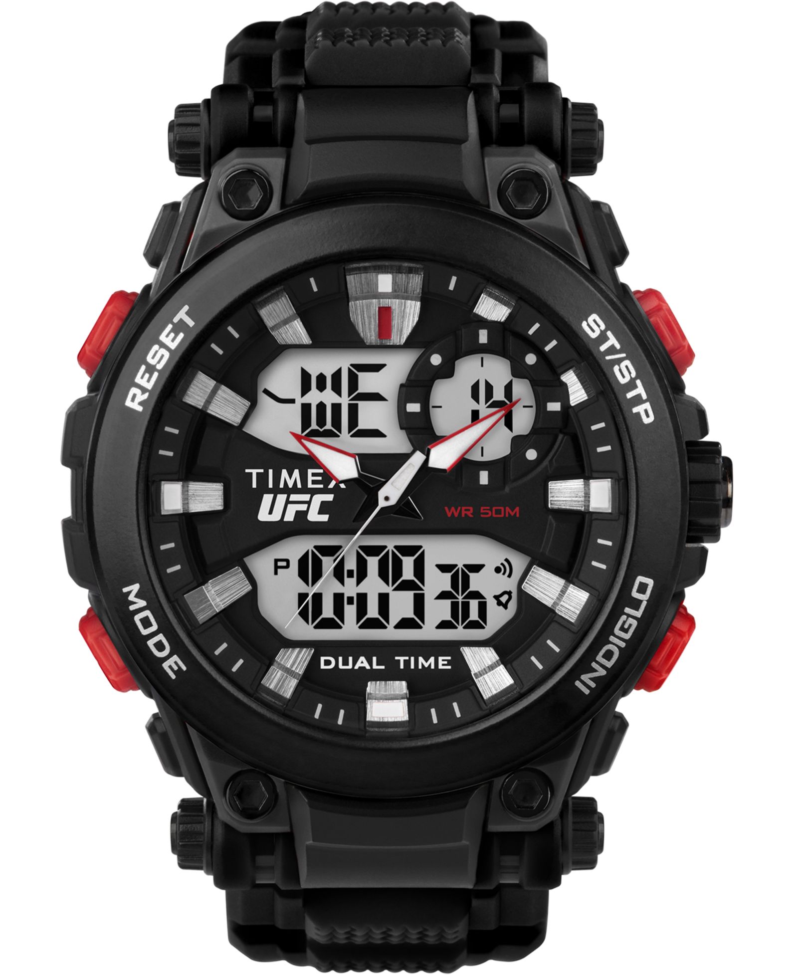 Timex Мужские часы Timex UFC Quartz Impact Black 50mm