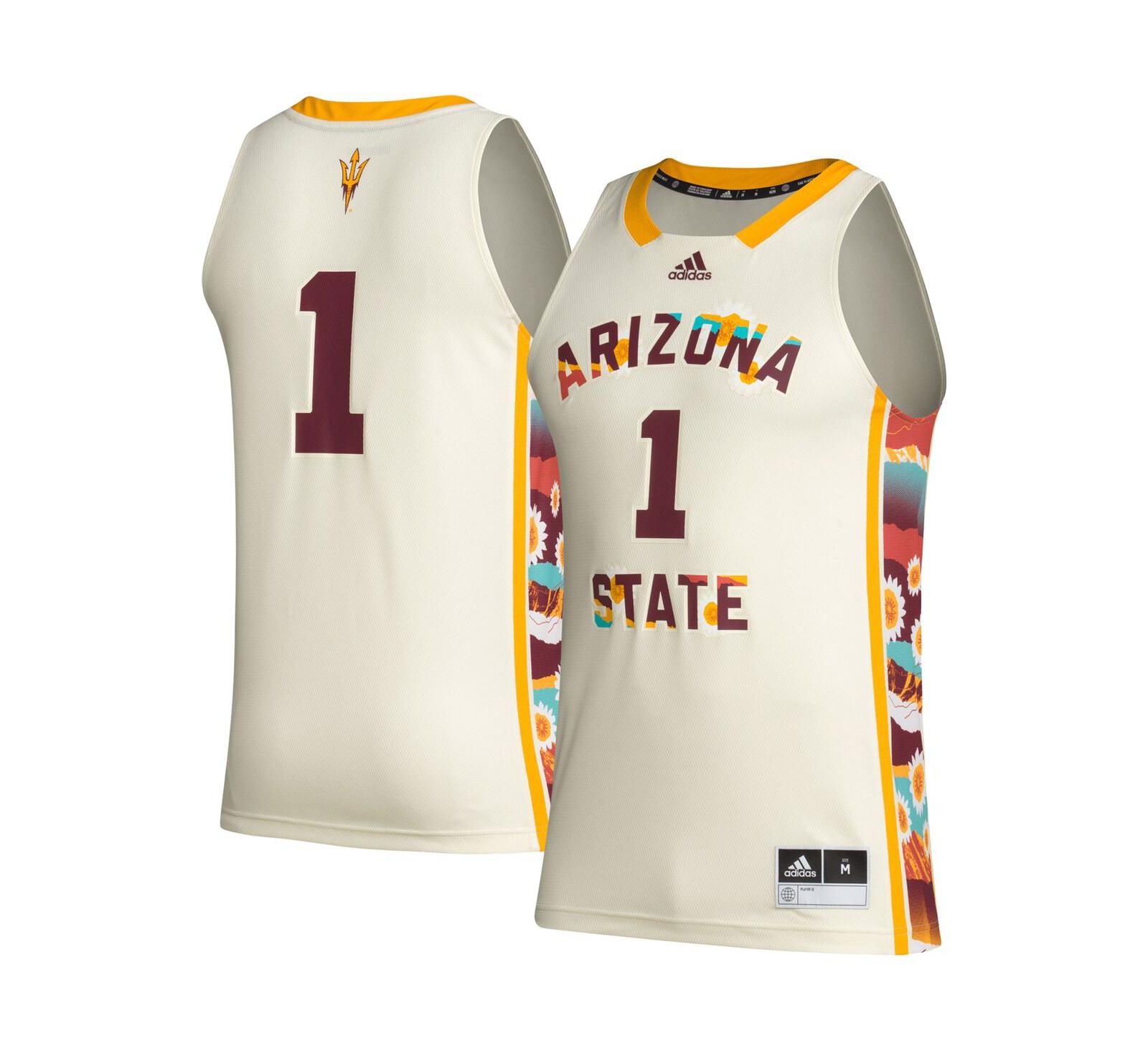 Мужская баскетбольная джерси adidas Arizona State Sun Devils
