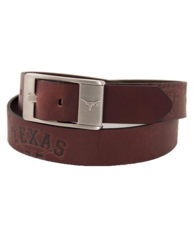 Мужской кожаный ремень Texas Longhorns Brandish, коричневый