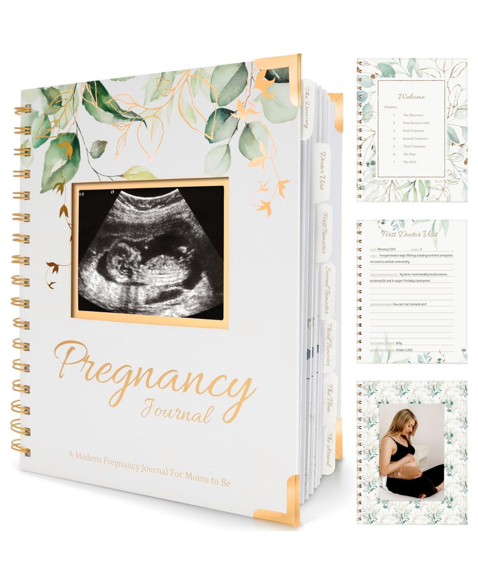 Дневник беременности KeaBabies Memory Book 90 страниц в твердом переплете