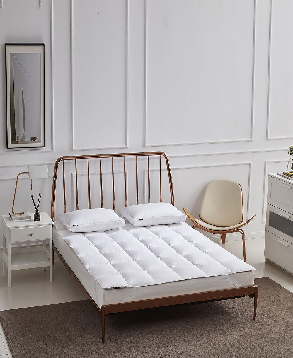 Топпер для матраса Beautyrest Feather & Down Fiber, Queen