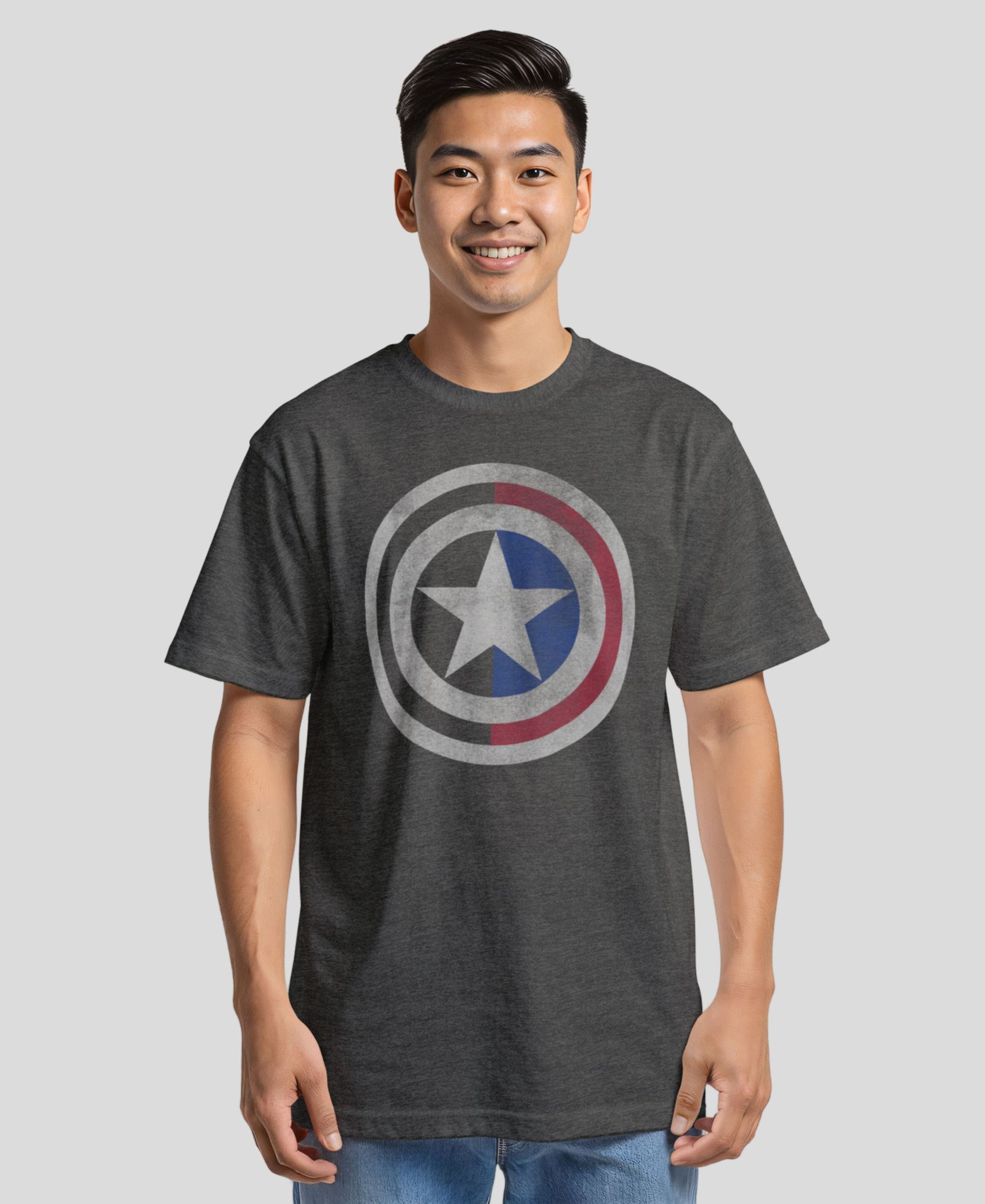 Fifth Sun Men's Captain Half Shield Short-Sleeve T-shirt