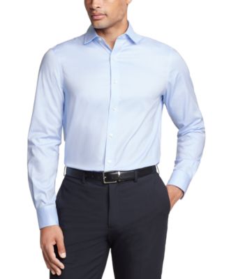 Tommy Hilfiger Мужская рубашка Regular Fit TH Flex Essentials, не мнётся, Stretch