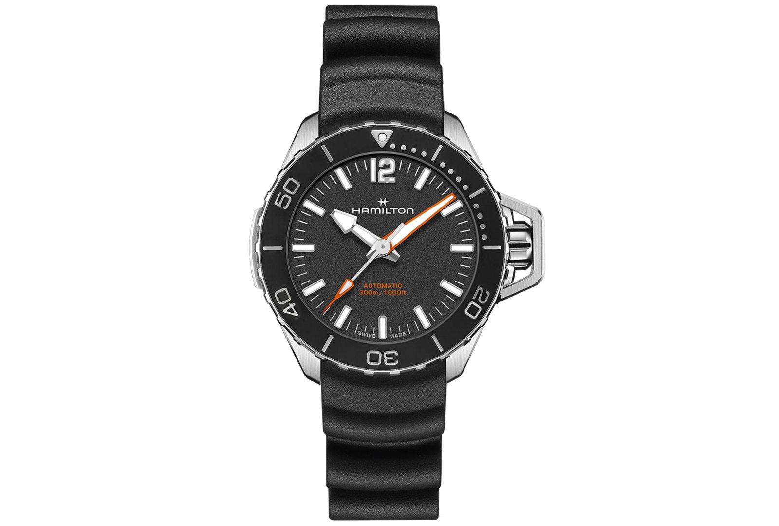 Мужские часы Hamilton Swiss Automatic Khaki Navy Frogman 41mm