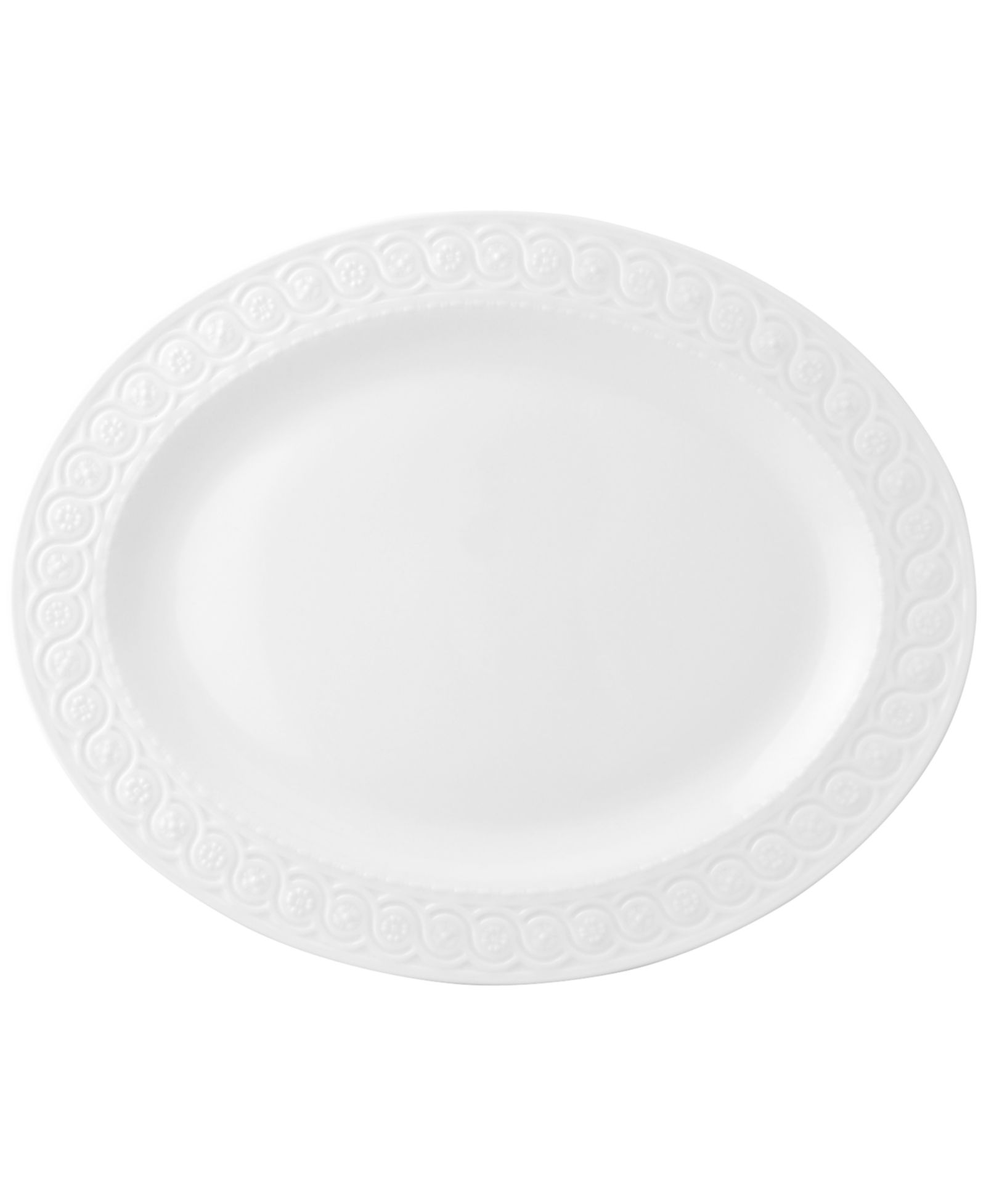 Bernardaud Посуда, овальное блюдо Louvre 15"