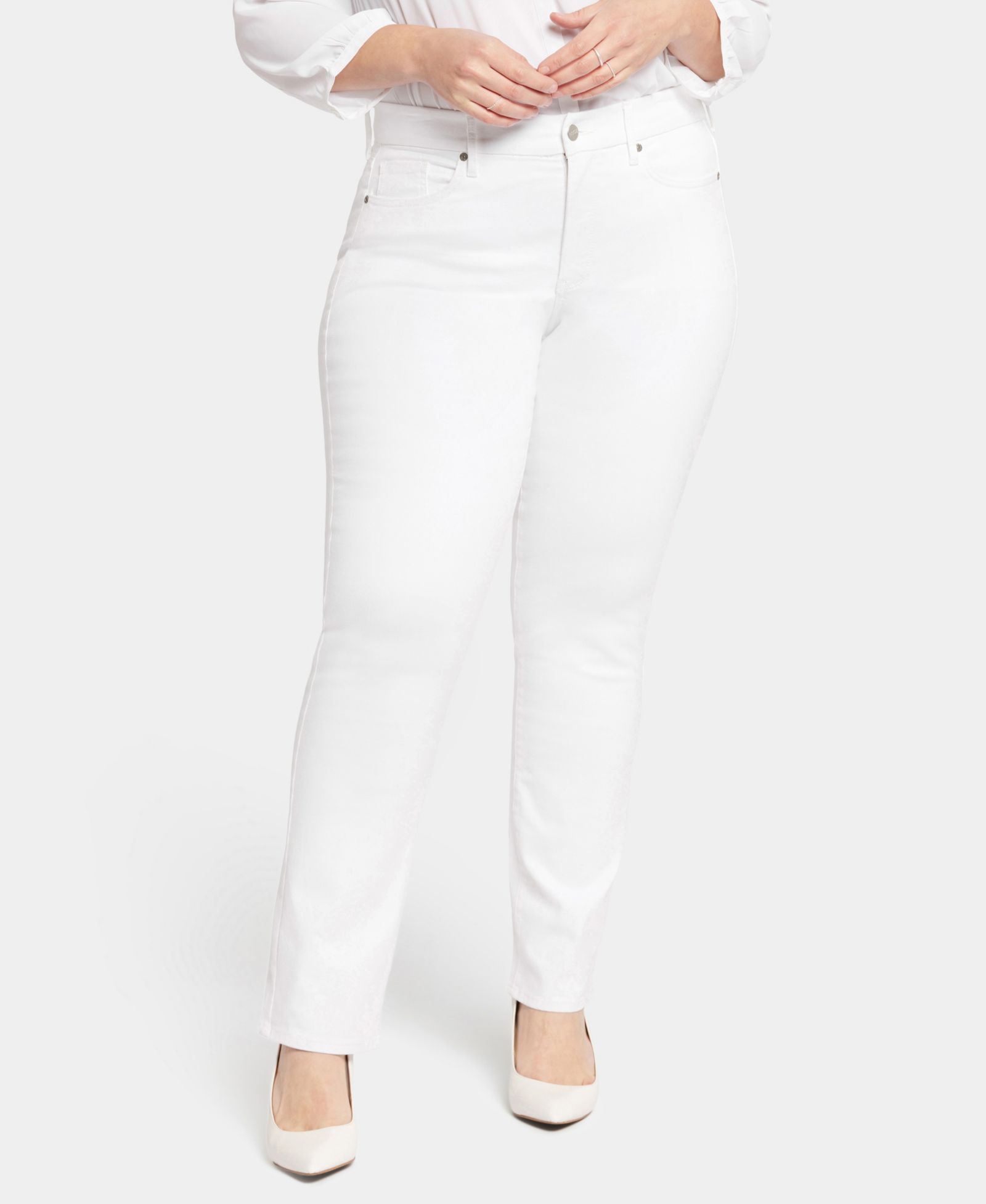 Джинсы NYDJ Plus Size Waist Match Marilyn Straight