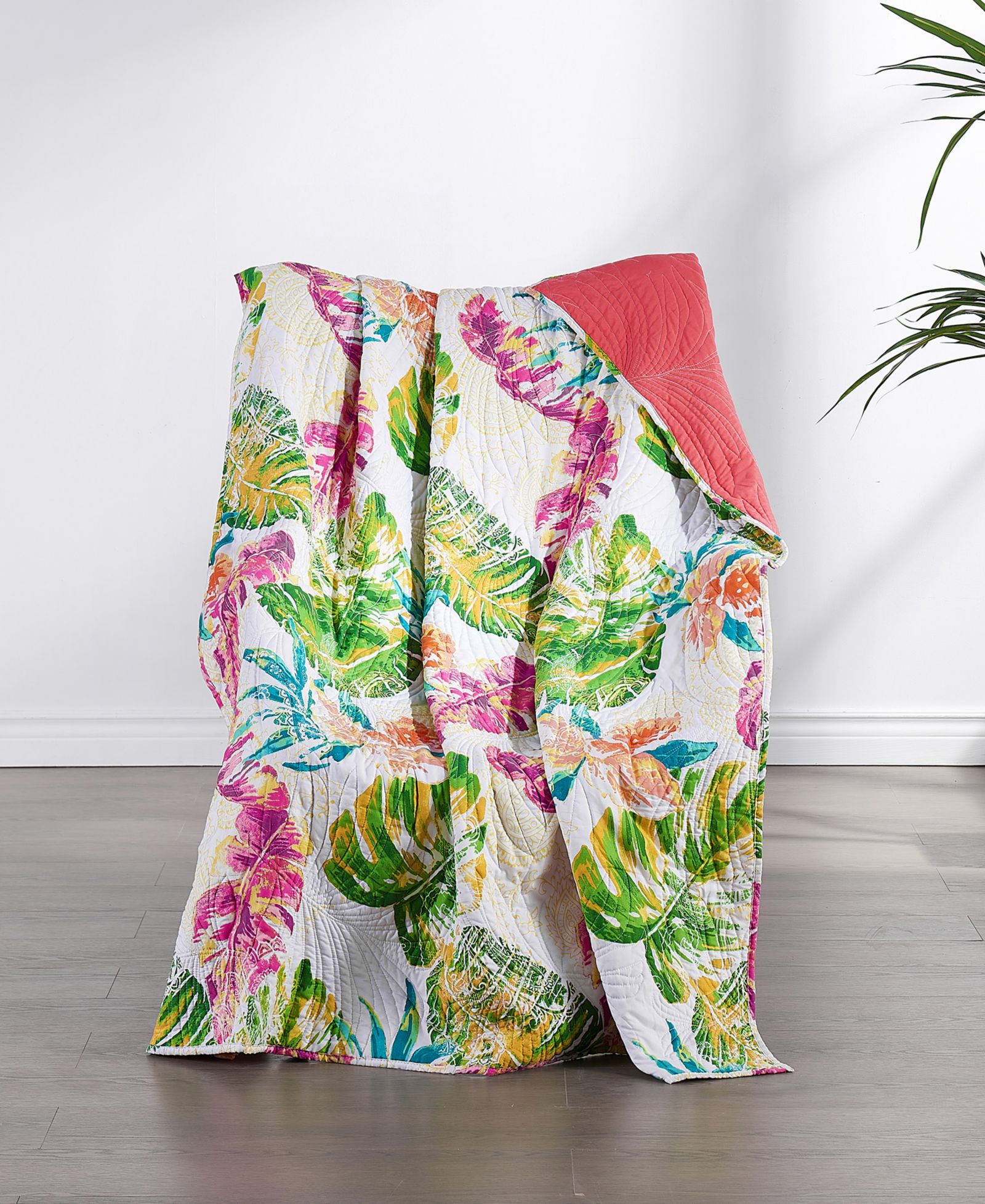 Плед Greenland Home Fashions Tropics Coastal Palm, 50" x 60"