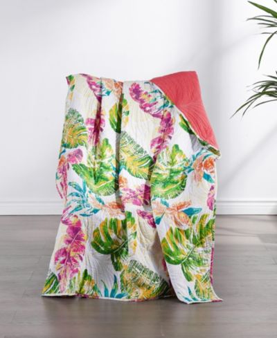 Плед Greenland Home Fashions Tropics Coastal Palm, 50" x 60"