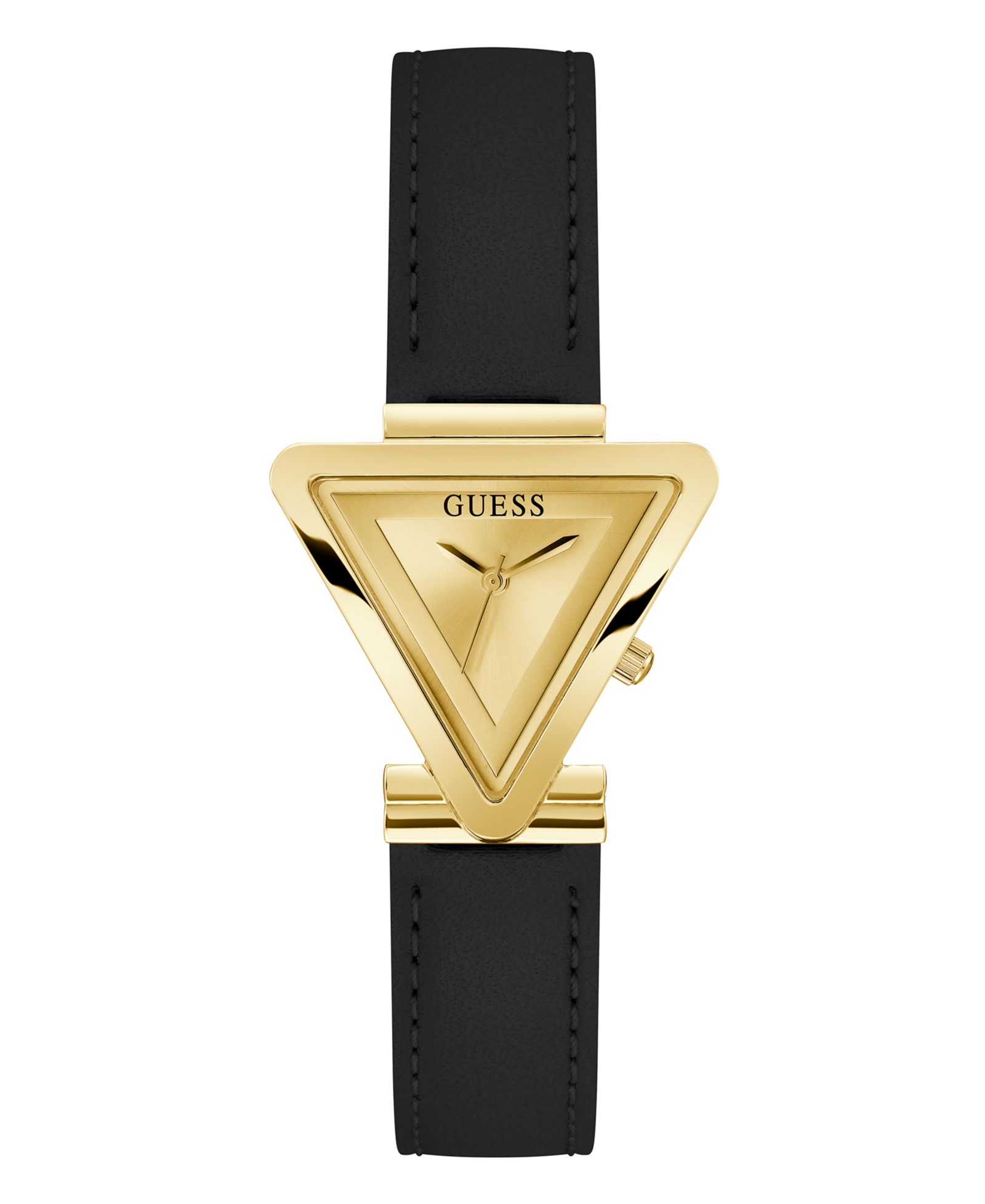 GUESS Women's Analog Black Stainless Steel Watch 34mm