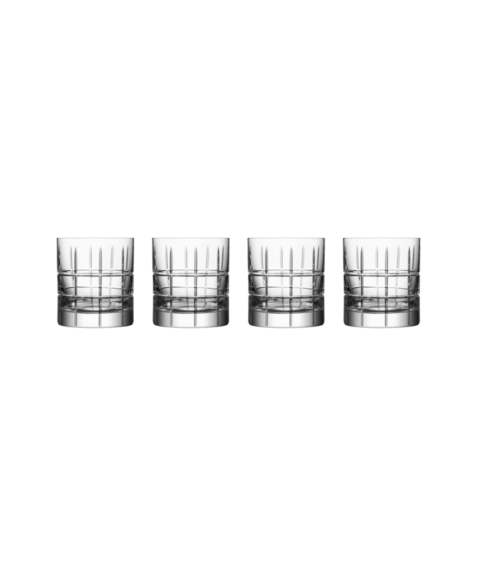 Orrefors Street Old Fashioned Barware, Set of 4