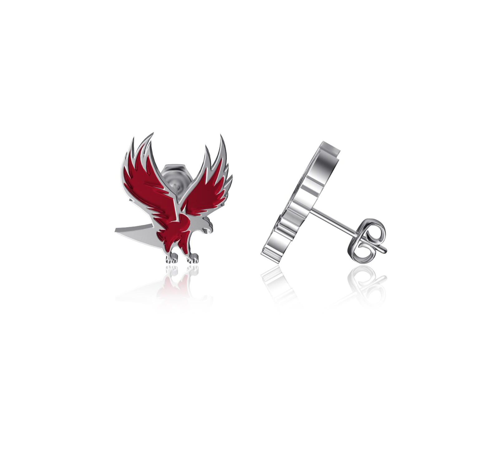 Dayna Designs Женские серьги-гвоздики North Carolina Central Eagles Enamel