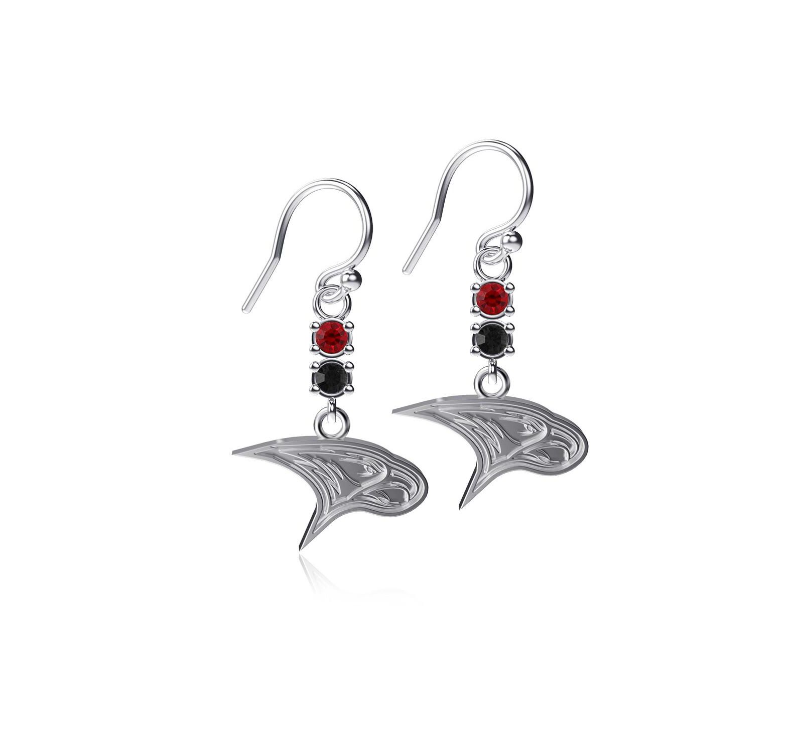 Женские серьги Dayna Designs North Carolina Central Eagles Dangle Crystal