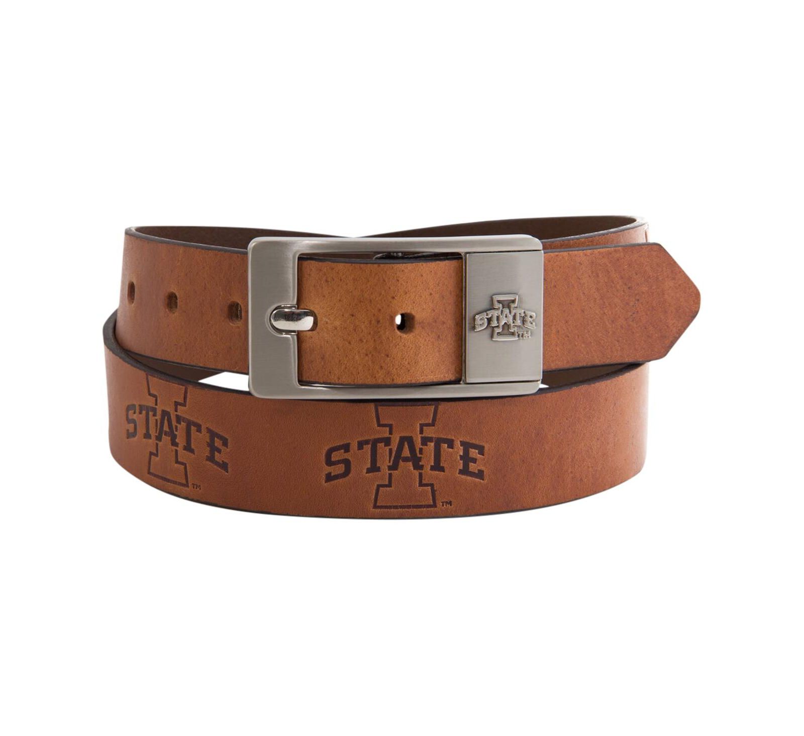 Men's Iowa State Cyclones Brandish Leather Belt