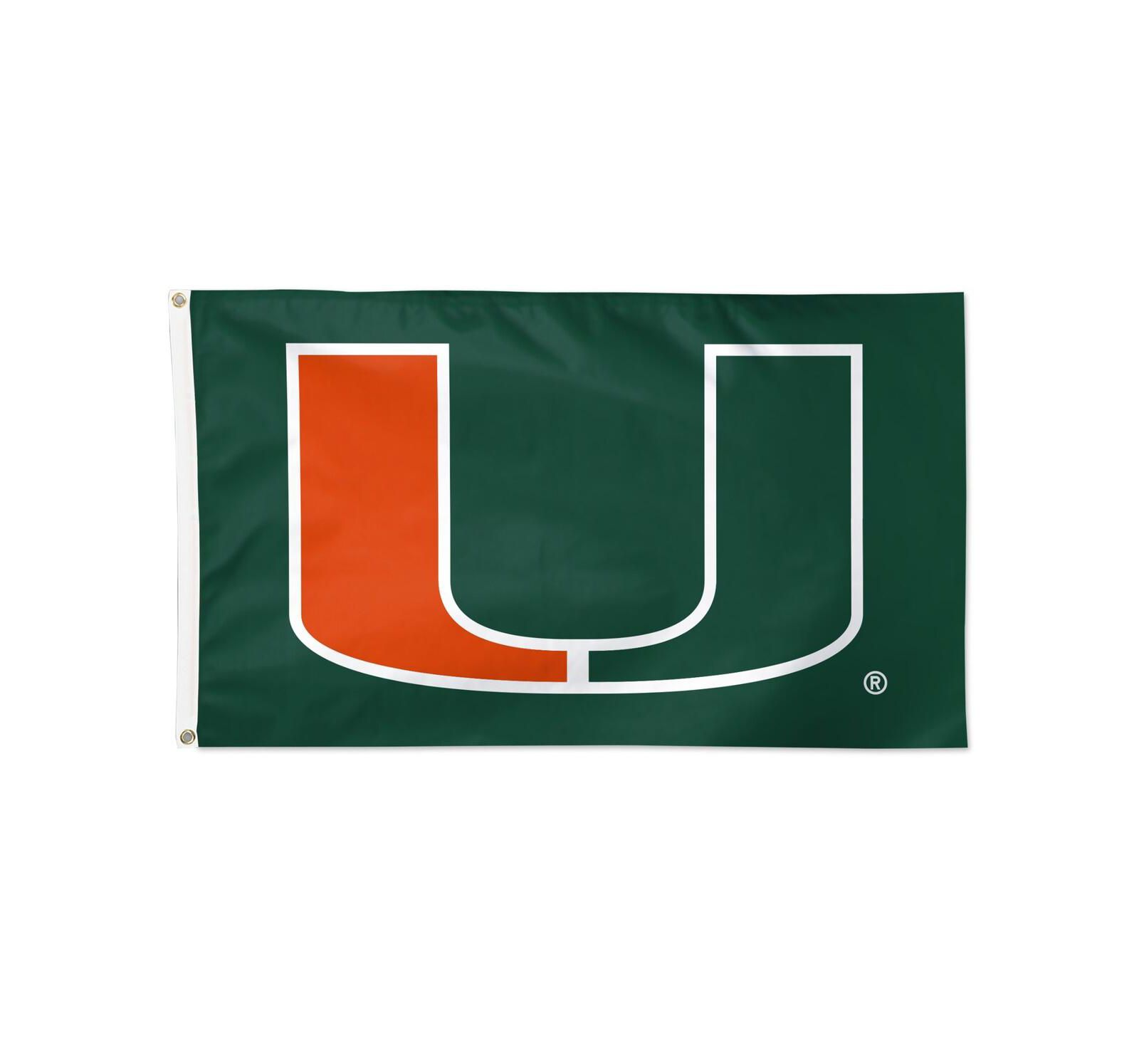 Wincraft Miami Hurricanes 3' x 5' Primary Logo Single-Sided Flag