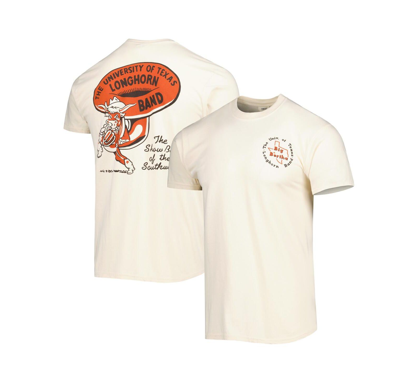 Мужская футболка Cream Texas Longhorns Hyperlocal
