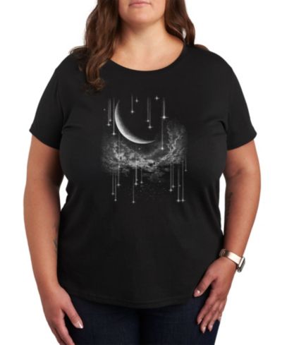 Футболка Hybrid Apparel Falling Stars Plus Size Graphic