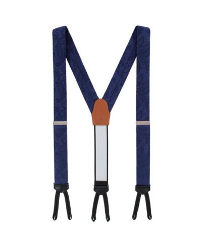 Мужские шелковые подтяжки TRAFALGAR Banbury Tone on Tone Paisley Formal Suspenders