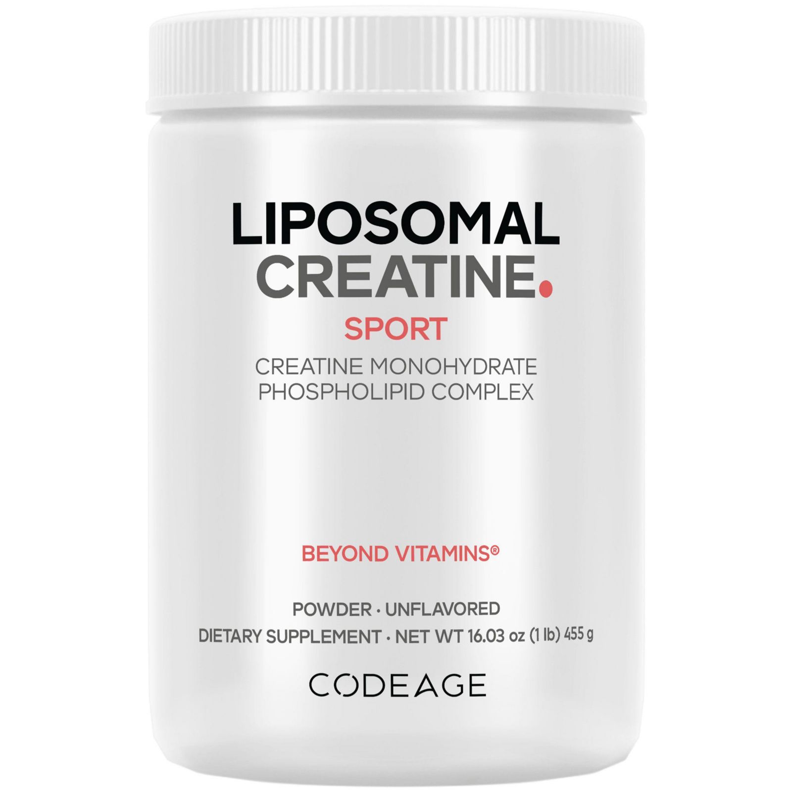 Codeage Liposomal Creatine Powder добавка креатина, 90 порций