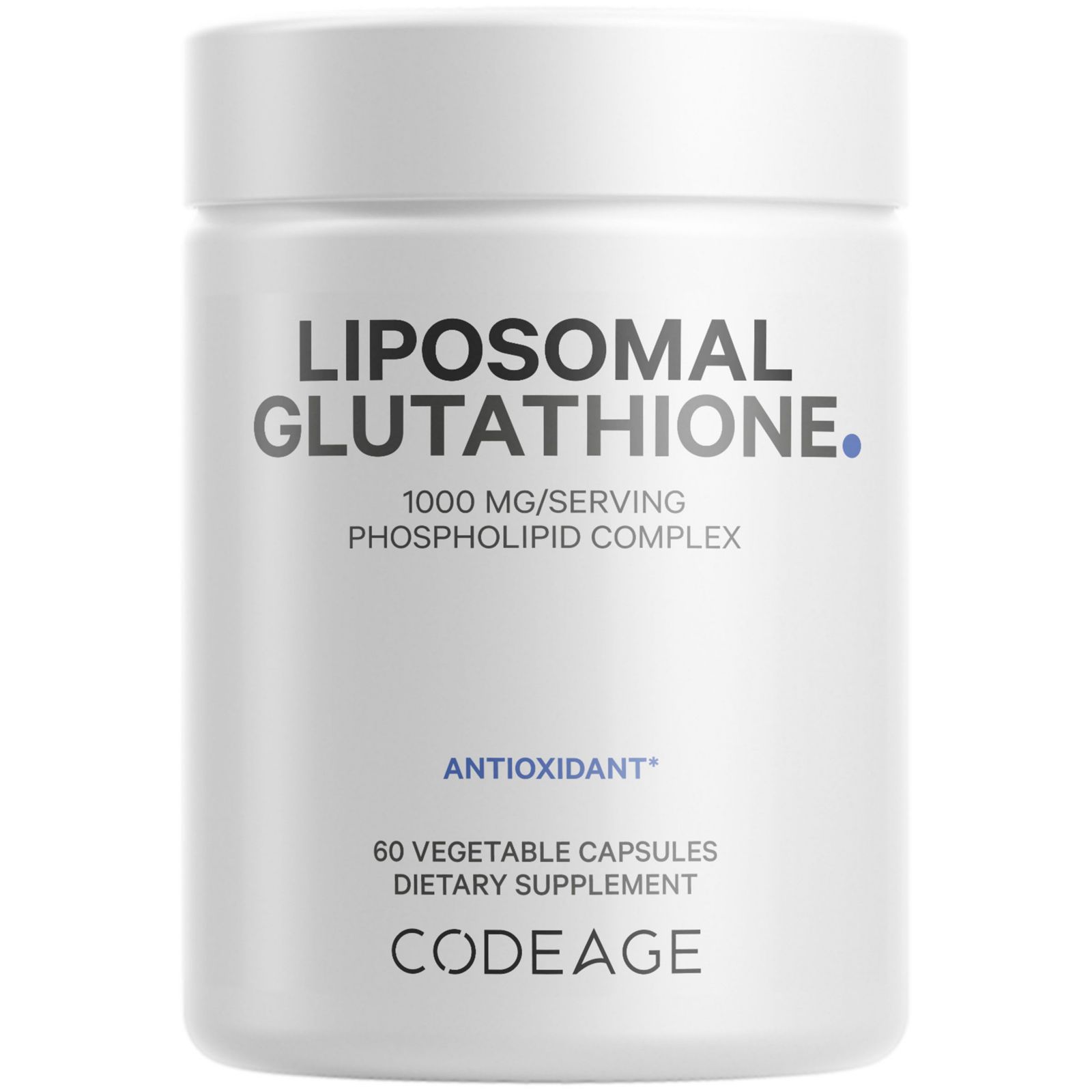 Codeage липосомальный глутатион 1000 mg, 60 капсул