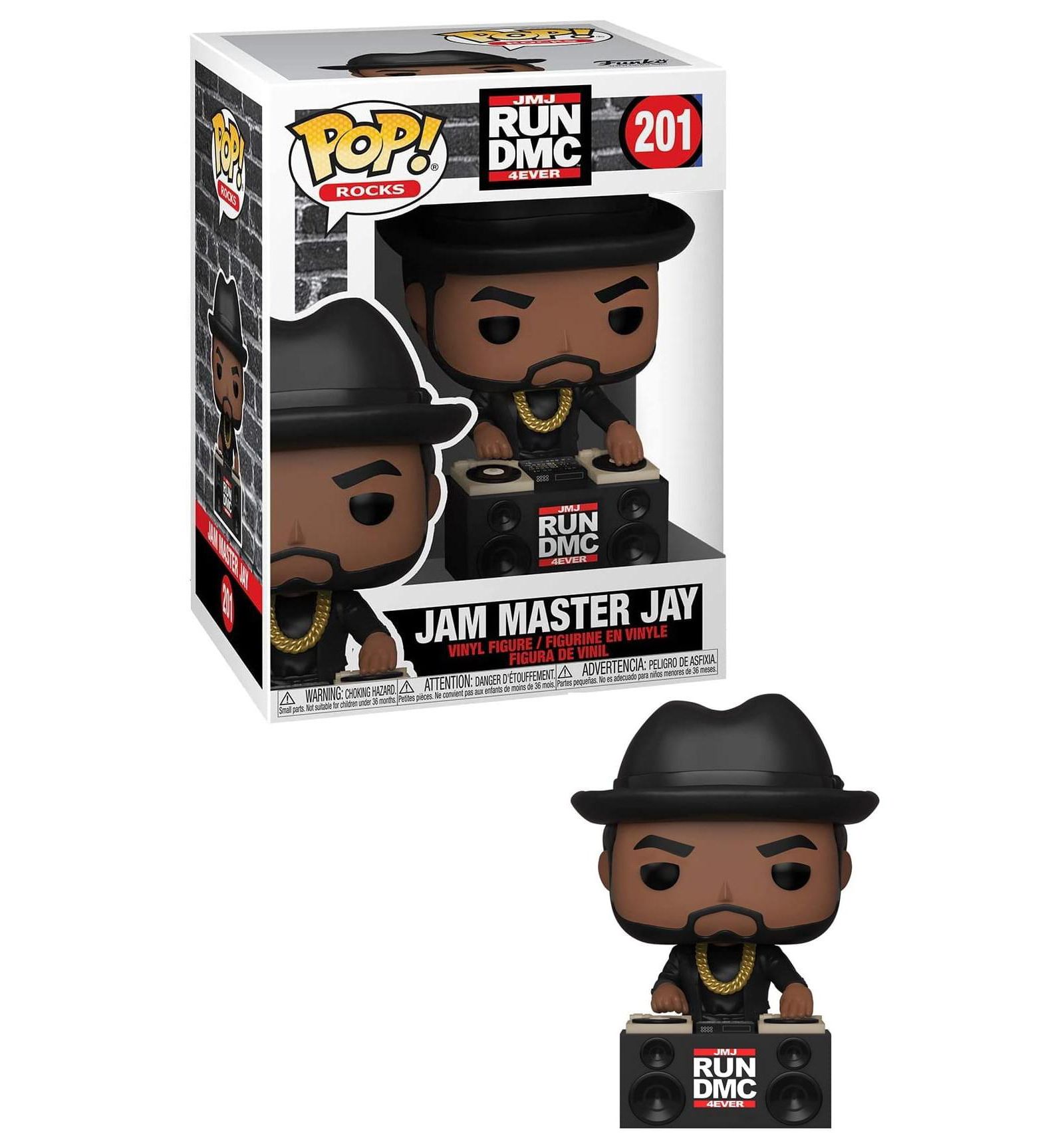 Funko Pop! Run-DMC Jam Master Jay Vinyl Figure, Ages 3+