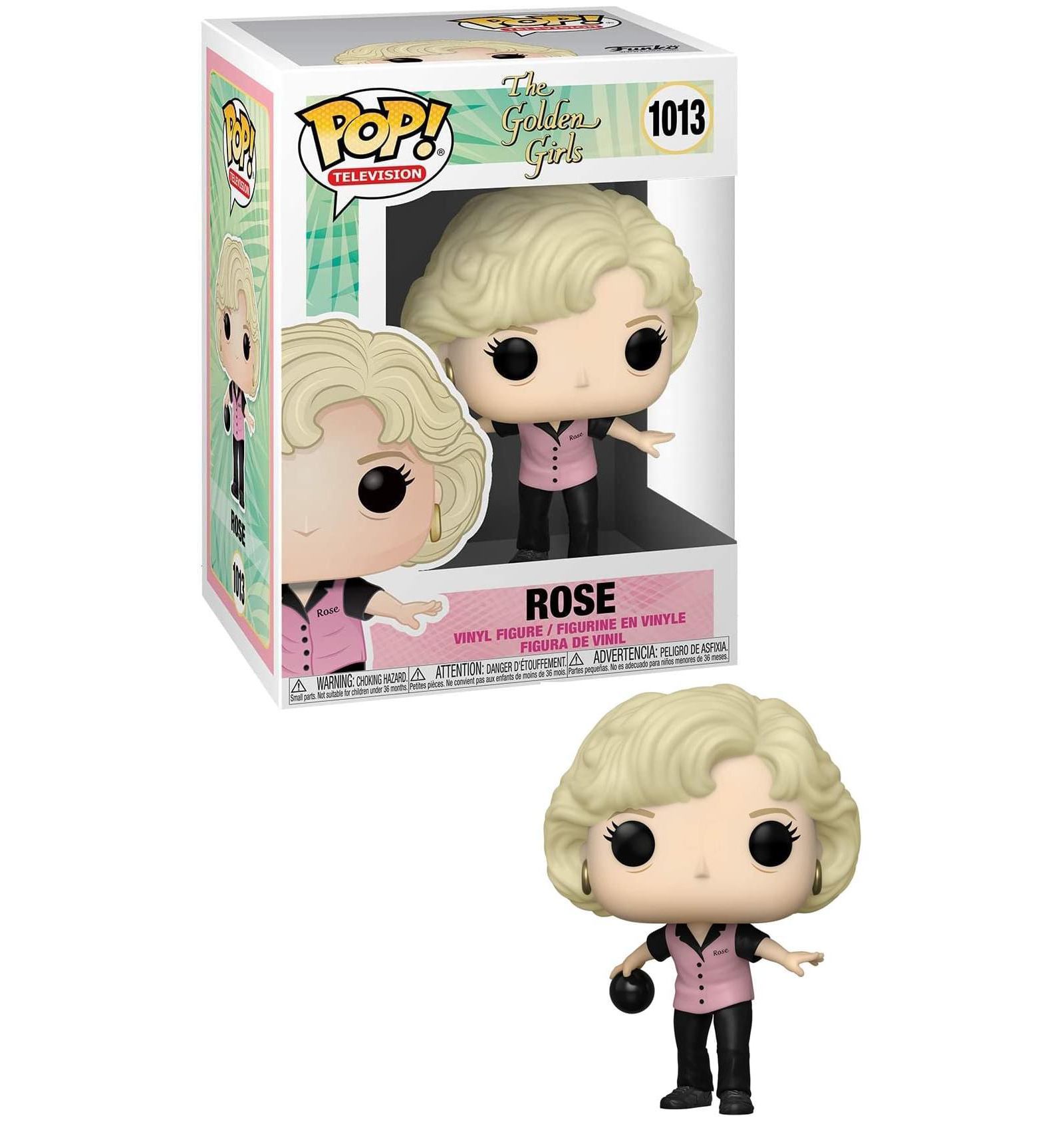 Funko Pop! Роуз из «Золотых девочек» (кегельбанская форма), виниловая фигурка 3.75", от 3 лет