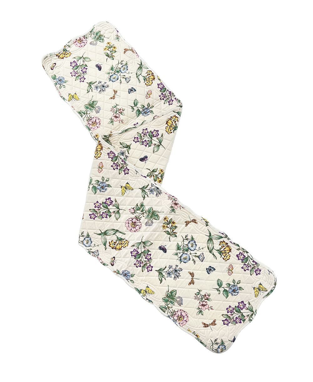 Декоративная дорожка для стола Lenox Butterfly Meadows Quilted 14" x 70"