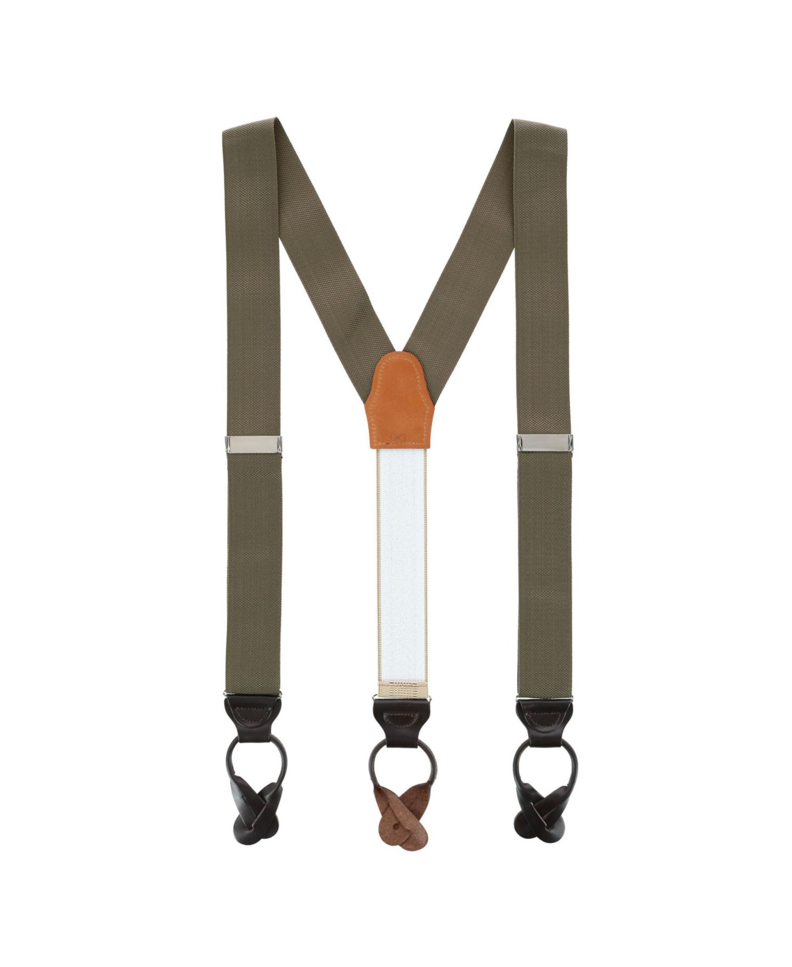 TRAFALGAR Men's Hudson Nylon Button End Suspenders