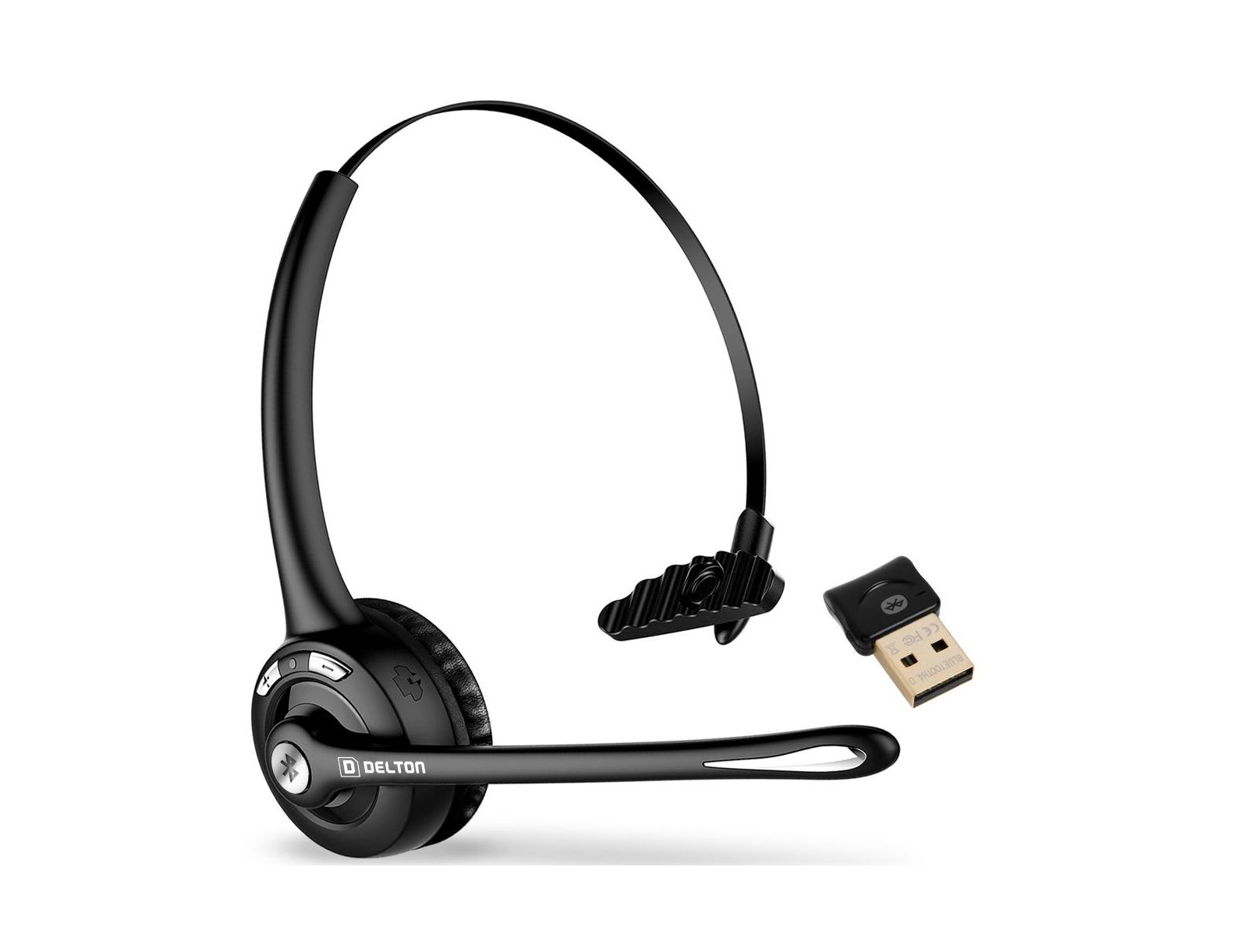 Delton 10X Wireless Noise-Canceling Single-Ear Headset