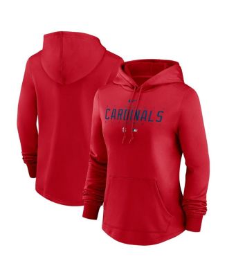 Женское худи Nike Red St. Louis Cardinals Authentic Collection Pregame Performance Pullover Hoodie