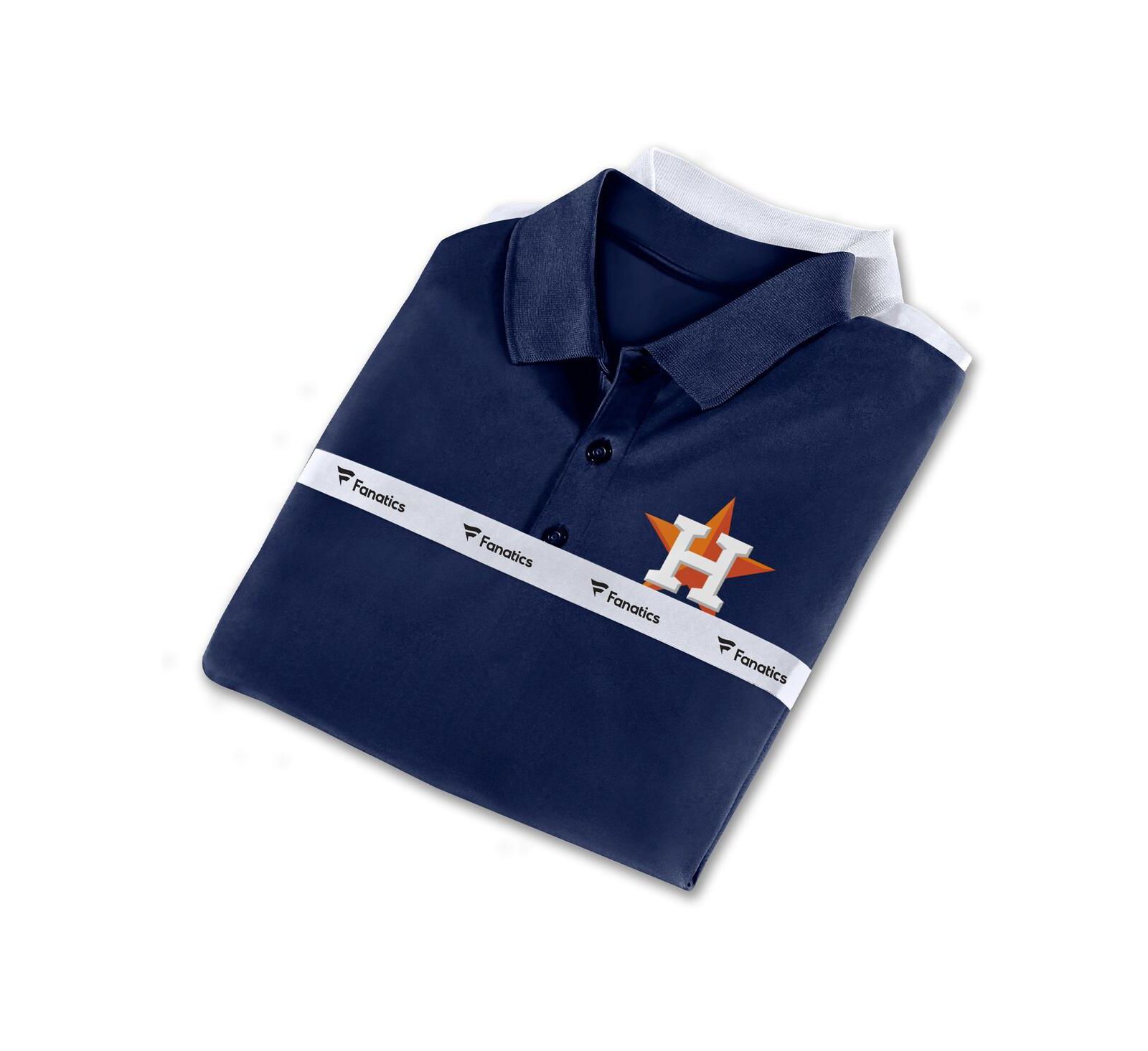 Men's Fanatics Navy, White Houston Astros Polo Shirt Combo Set