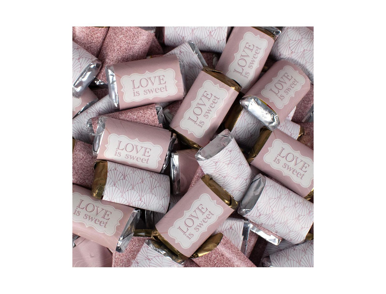 Смесь шоколада Just Candy Rose Gold Candy Hershey's Chocolate Mix by Just Candy, 80 Pieces