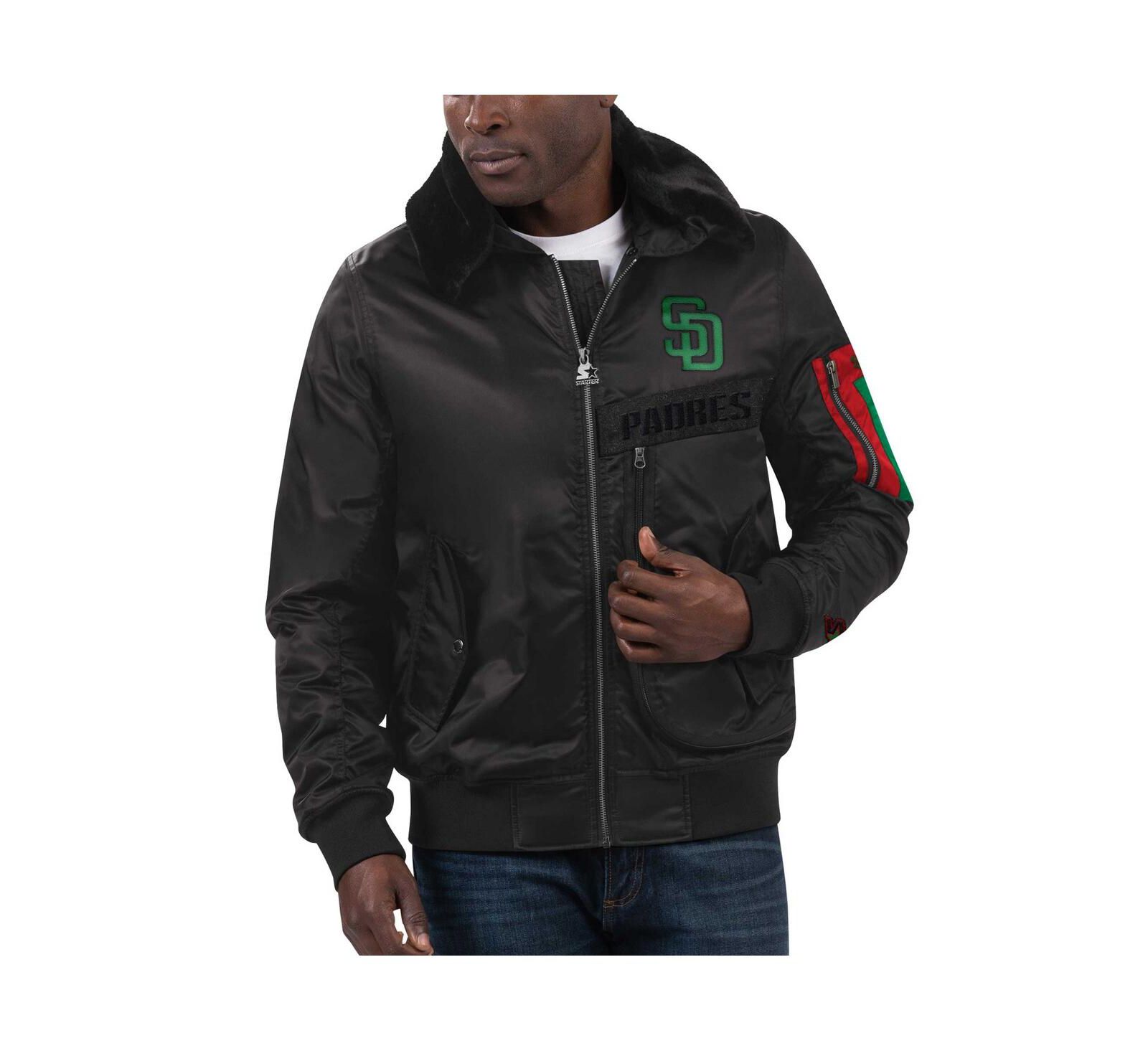 Мужская куртка Starter x Ty Mopkins San Diego Padres Satin Full-Zip