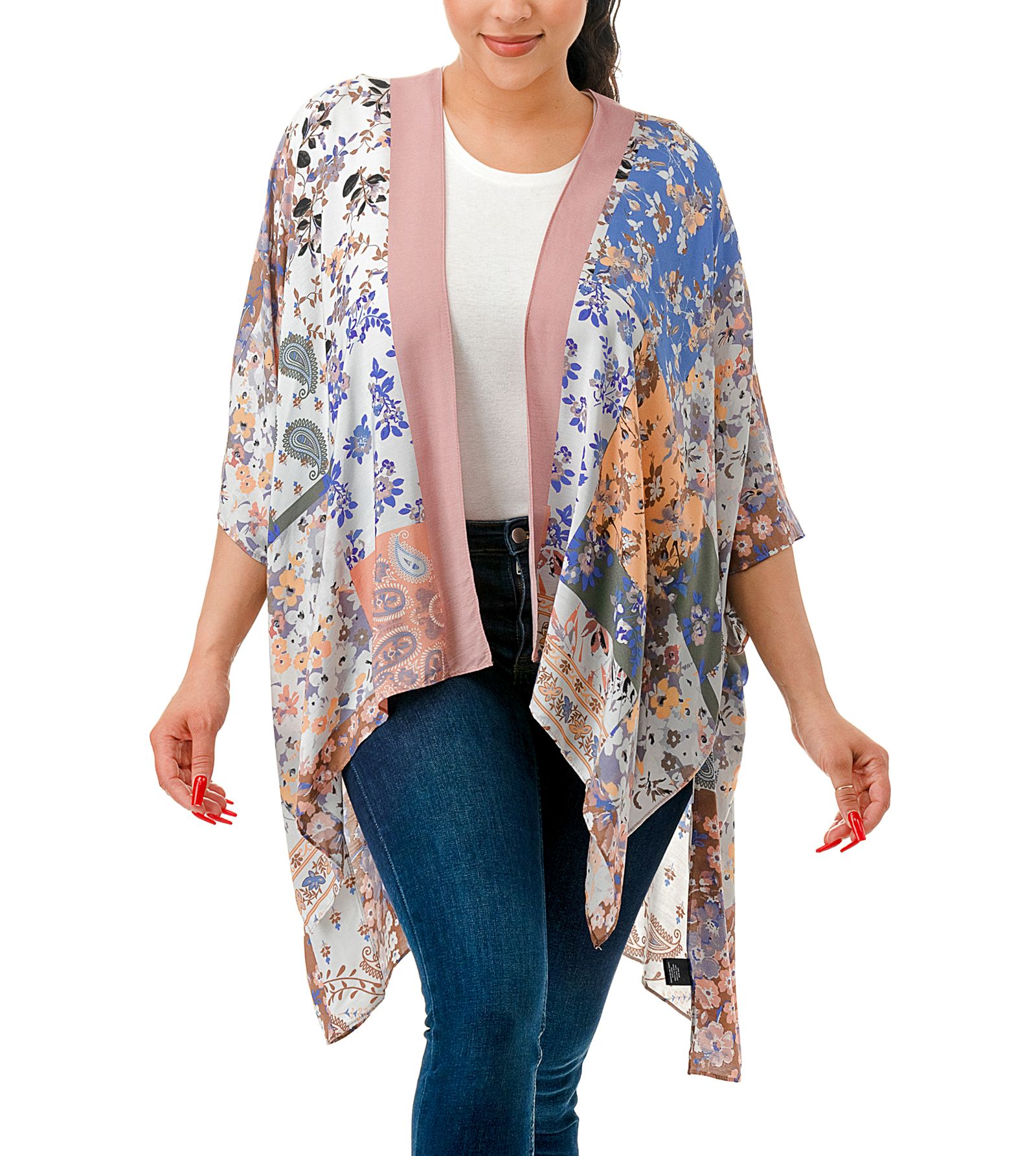 Шарф Marcus Adler Floral Patch Work Kimono