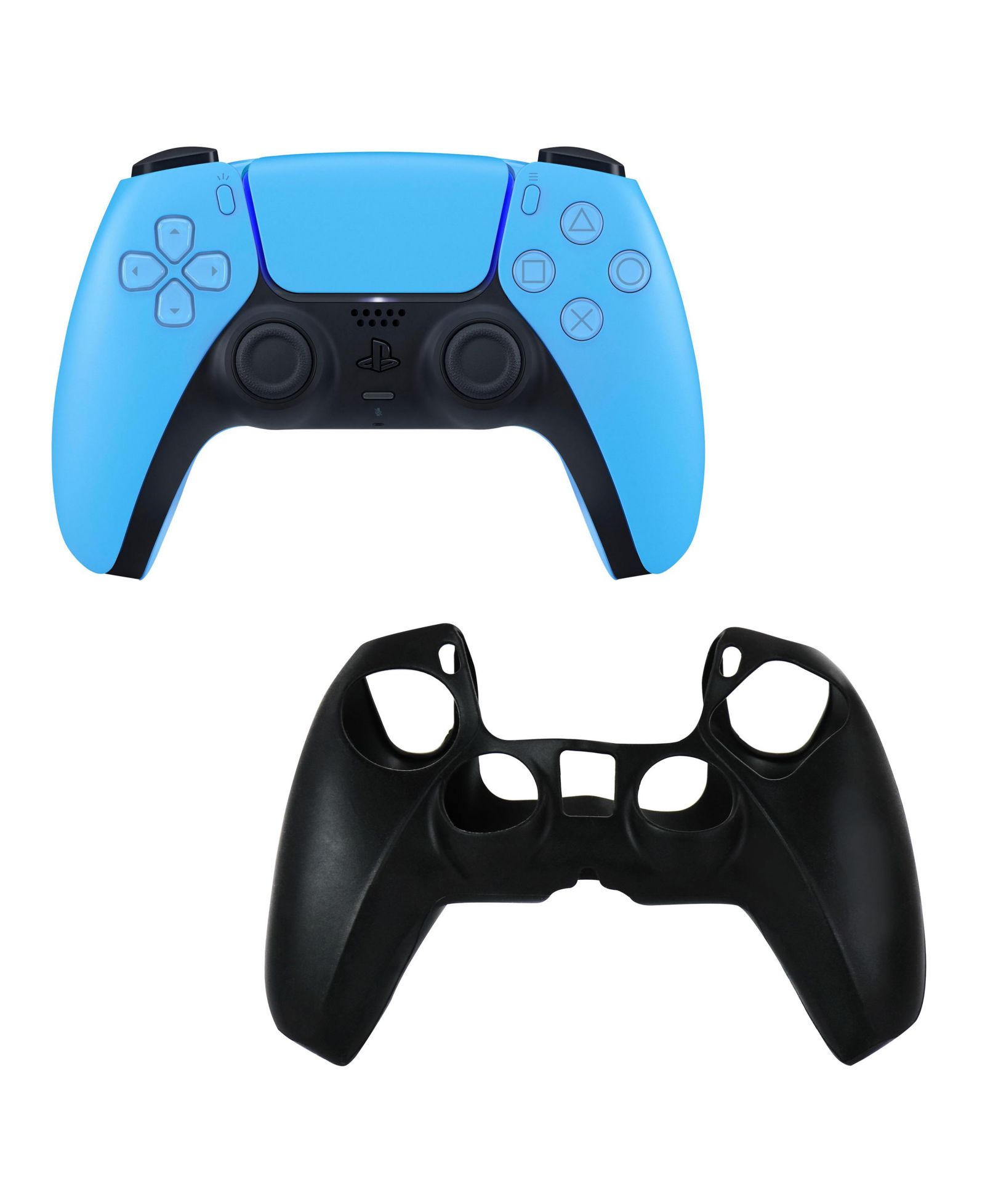Контроллер PlayStation DualSense с защитным силиконовым чехлом